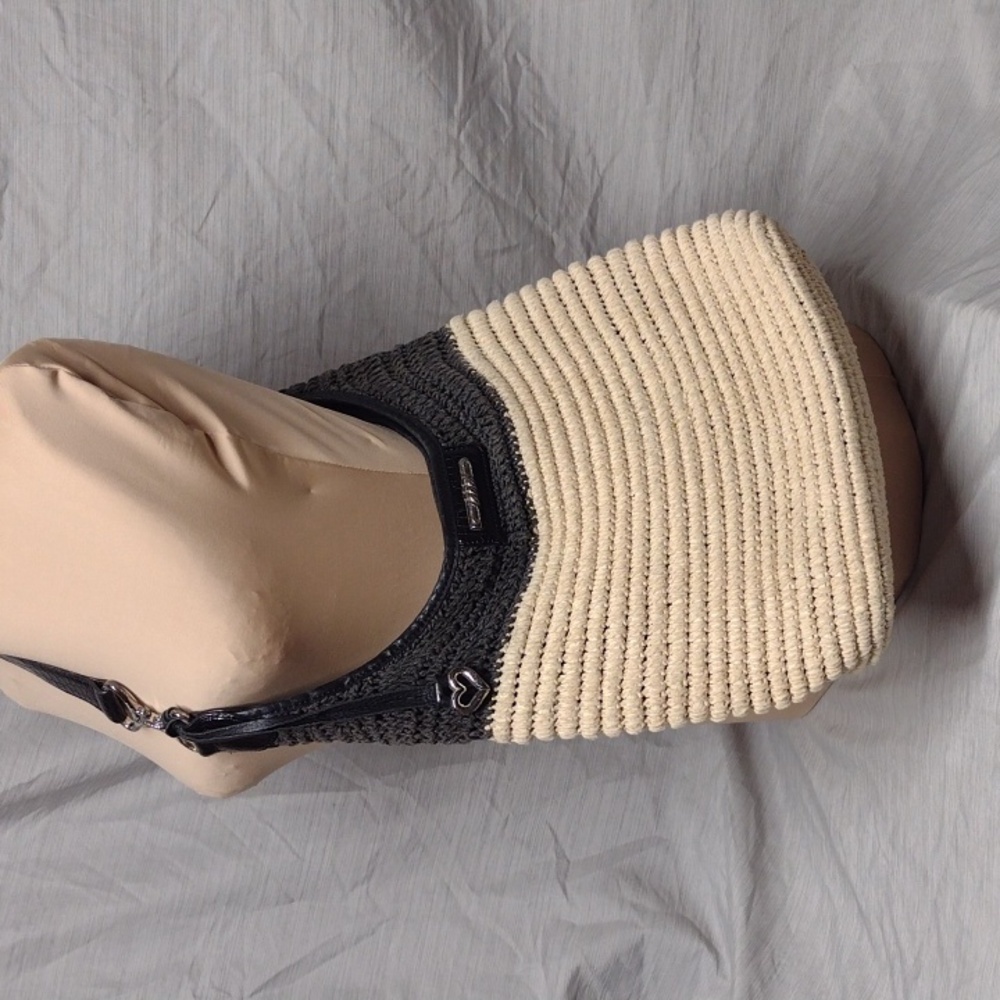 Brighton Straw Leather purse